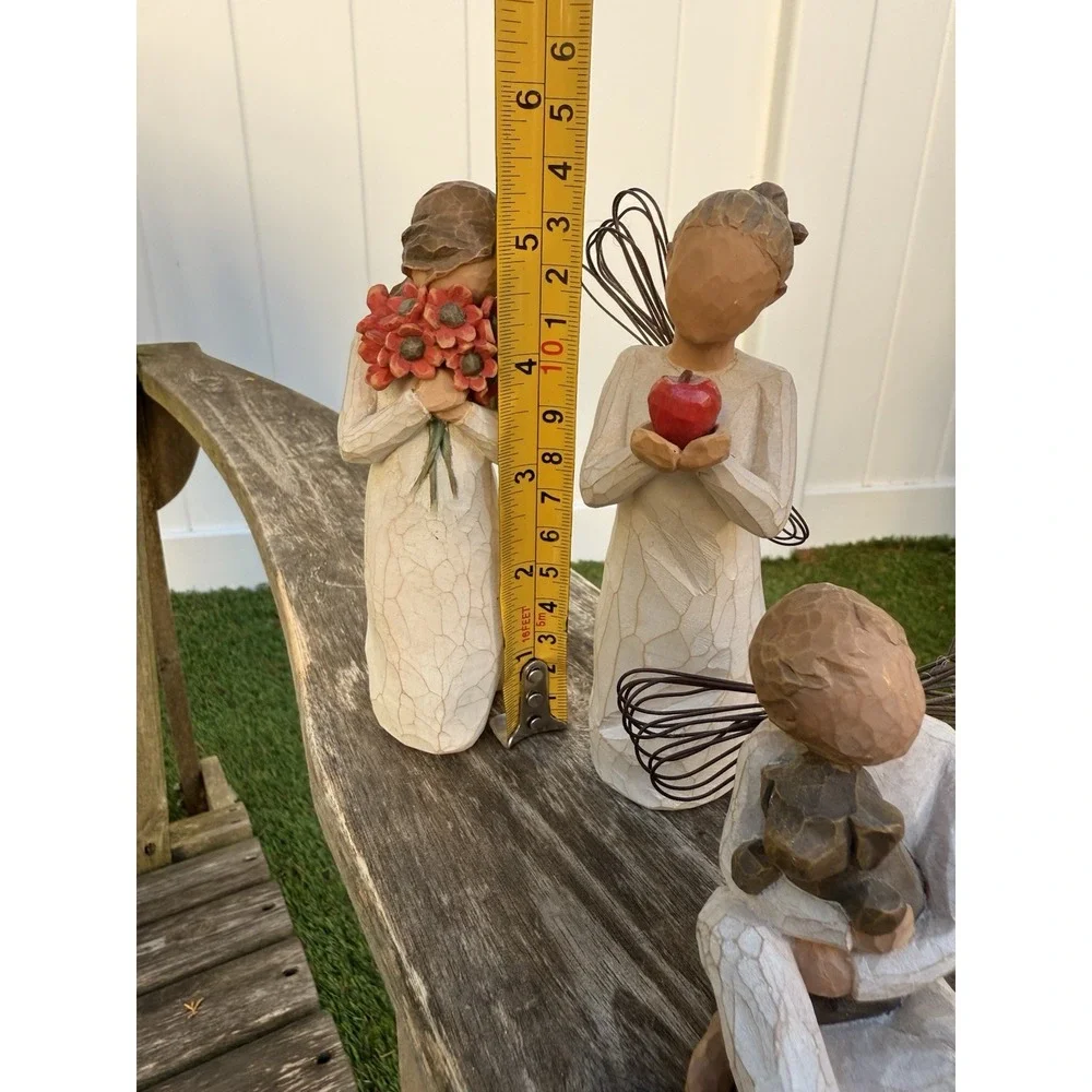 Willow Tree Lot Of 3 Figurines Surrounded By Love Angel Of Comfort You're The Be